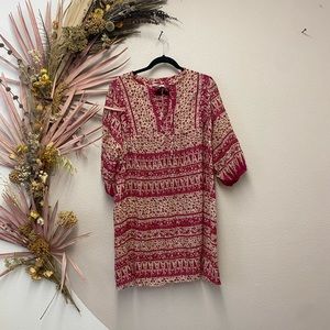1970s vintage floral dress boho